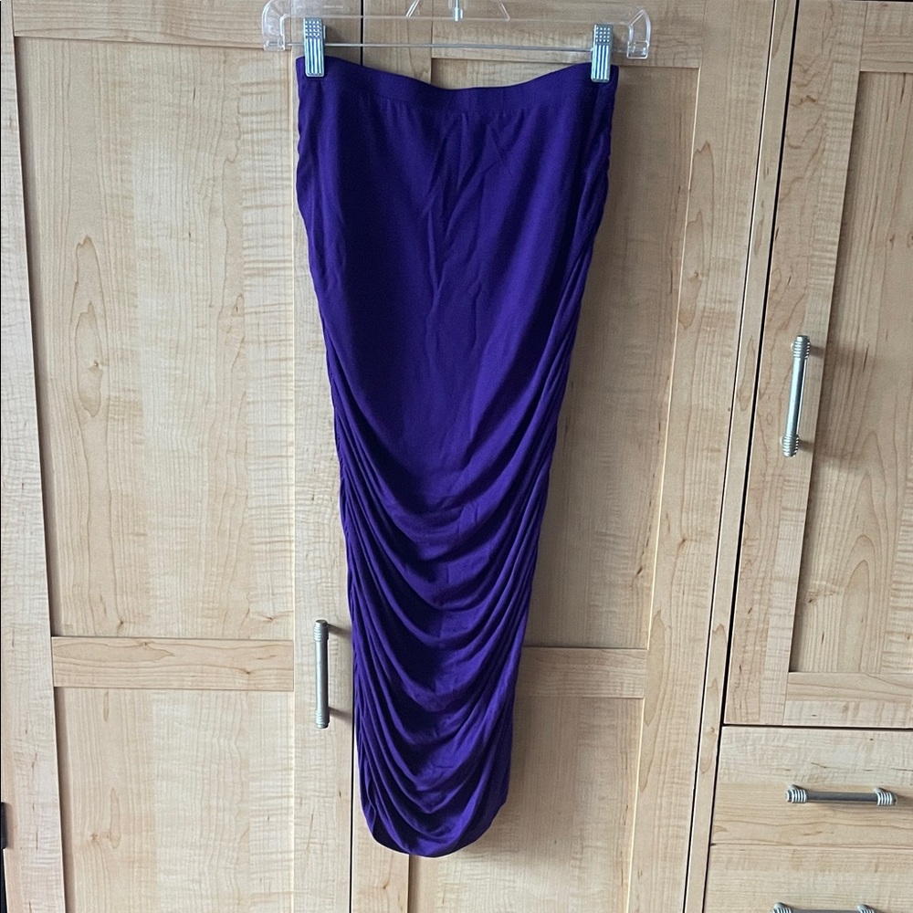 Chic Purple Pencil Skirt for Women